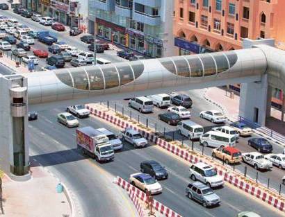 Дубай планирует построить 19 пешеходных мостов к 2015 году